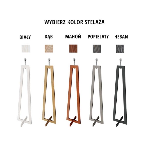 Lampa Drewniana  podłogowa BALI   Lysne