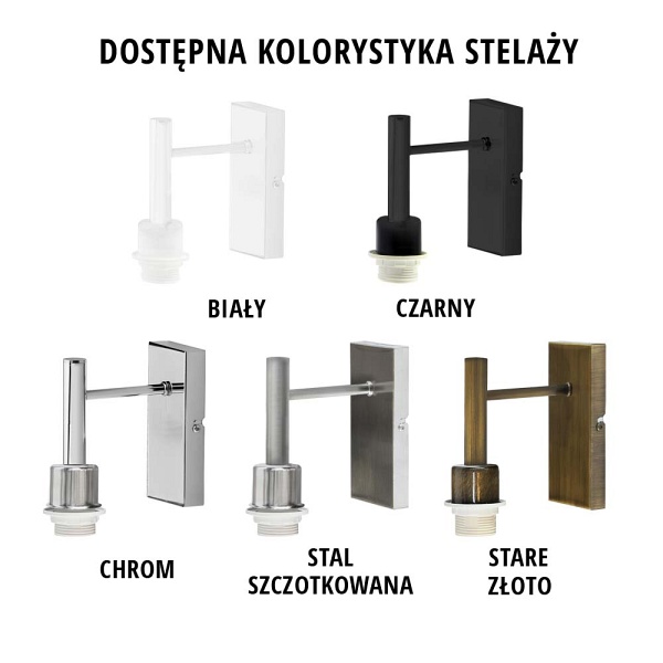 Kinkiet na ścianę do biura KIOTO GOLD  Lysne