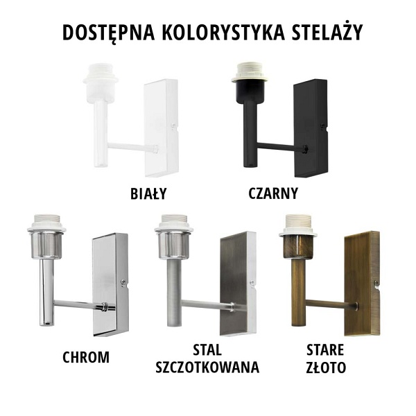 Lampa ścienna do sypialni MEDAN  Lysne