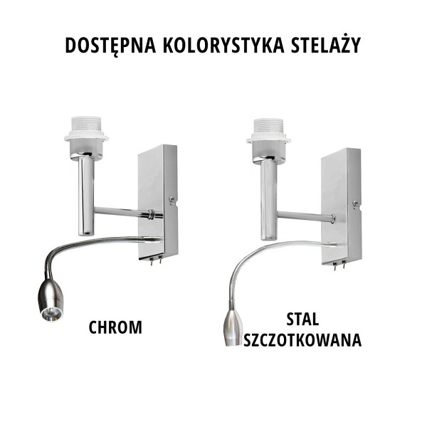 Oświetlenie ścienne z panelem LED AUSTIN  Lysne