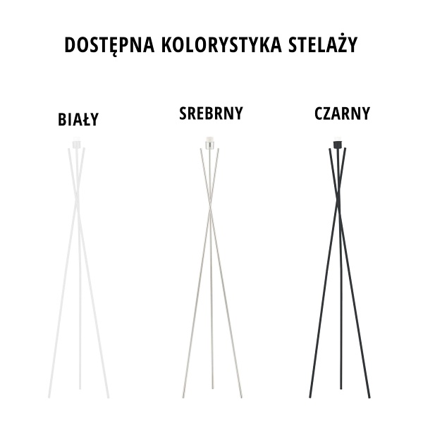 Lampa stojąca typu tripod DAKAR GOLD  Lysne