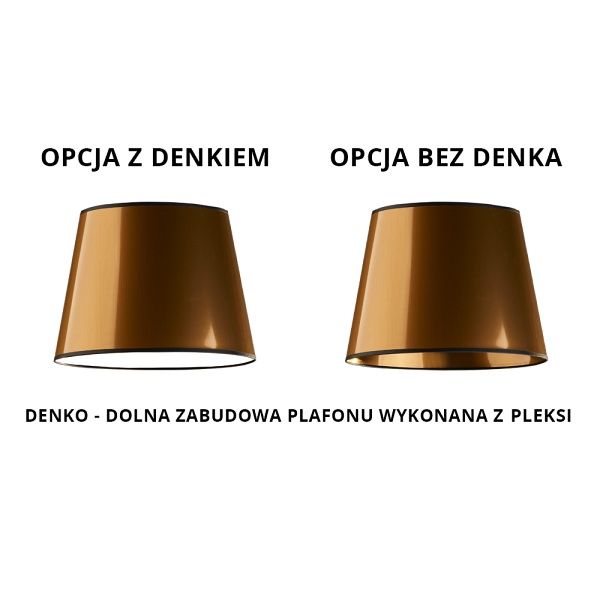Lampa Nowoczesna  wisząca do salonu SARI MIRROR  Lysne