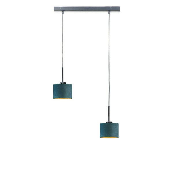 Lampa wisząca asymetryczna welurowa MONTANA VELUR  Lysne