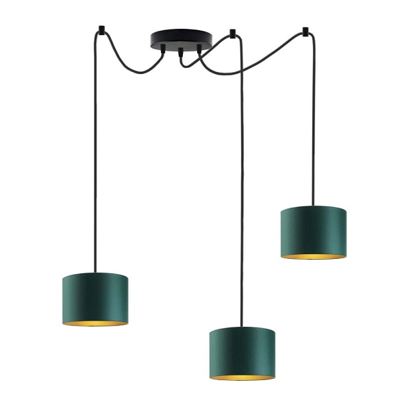 Lampa Nowoczesna  wisząca pająk WAIKIKI W3 GOLD  Lysne