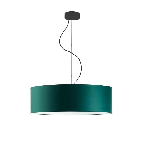Lampa wisząca nad stół HAJFA fi - 60 cm - kolor zieleń butelkowa  Lysne