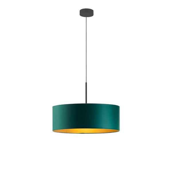 Lampa welurowa szara SINTRA VELUR fi - 50 cm kolor szary  Lysne