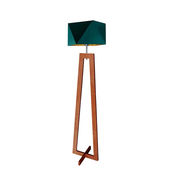 Lampa stojąca do salonu BAKU GOLD  Lysne