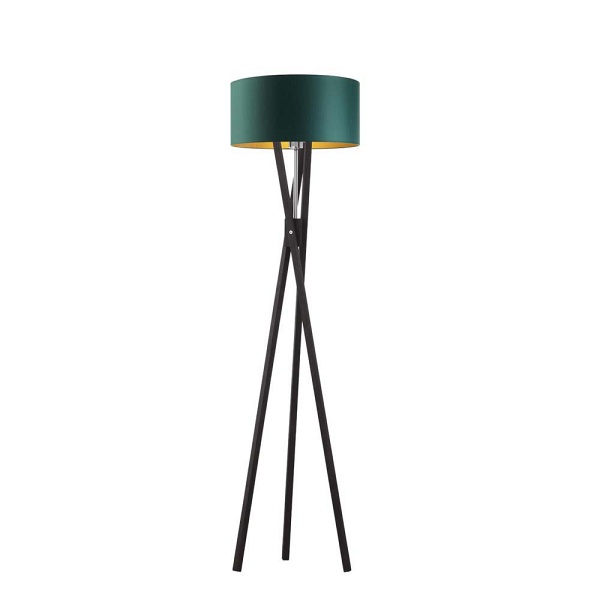 Lampa podłogowa do czytania ELX GOLD  Lysne