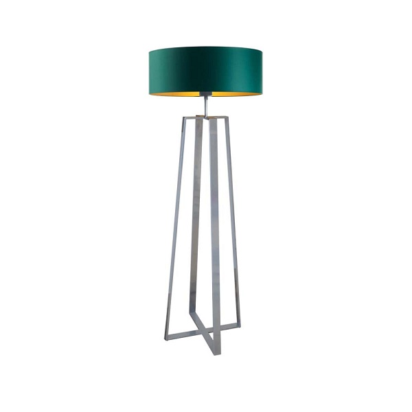 Lampa Nowoczesna  do salonu z włącznikiem nożnym MOSS GOLD  Lysne