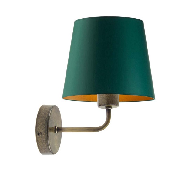 Nowoczesna oprawa ścienna do sypialni RIMINI GOLD  Lysne