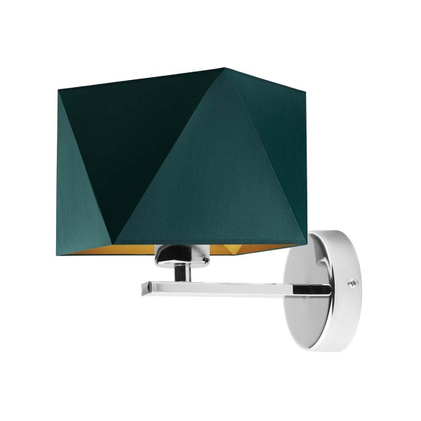 Lampa ścienna z włącznikiem ORLANDO GOLD  Lysne