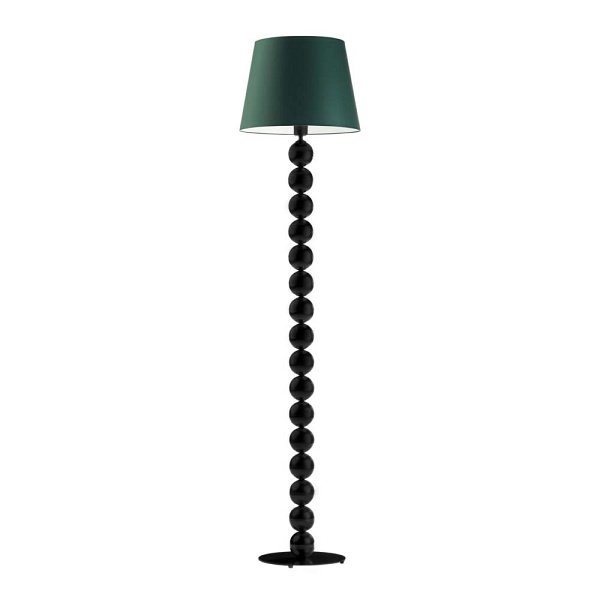 Lampa stojąca podłogowa BANGKOK Zielen butelkowa/Czarny  Lysne
