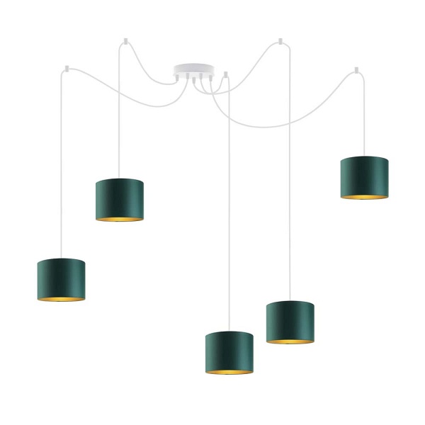 Żyrandol pająk WAIKIKI W5 GOLD  Lysne