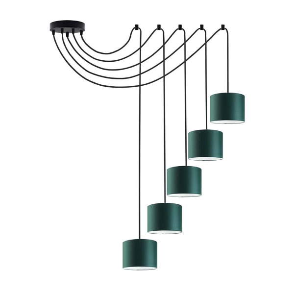 Lampa Nowoczesna  wisząca pająk WAIKIKI W5  Lysne