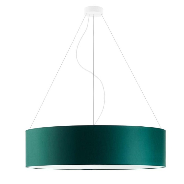 Lampa wisząca do jadalni PORTO fi - 80 cm - kolor zieleń butelkowa  Lysne