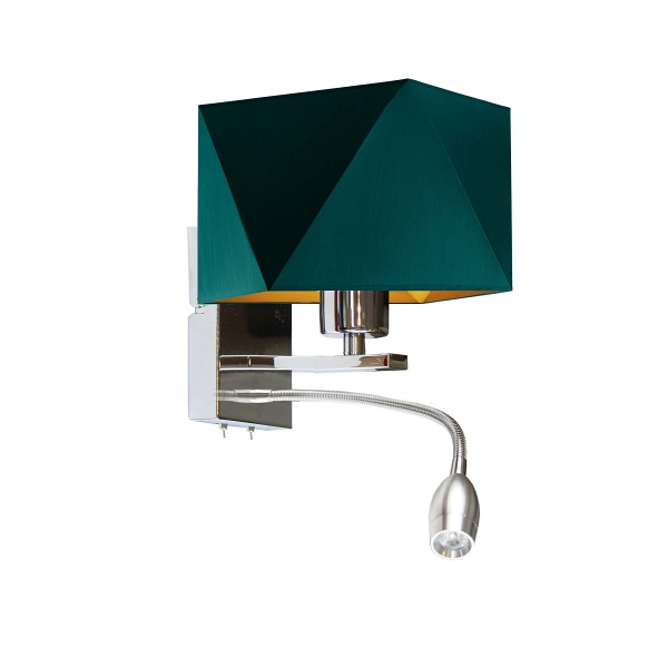 Kinkiet z dodatkowym panelem LED MESSA GOLD  Lysne