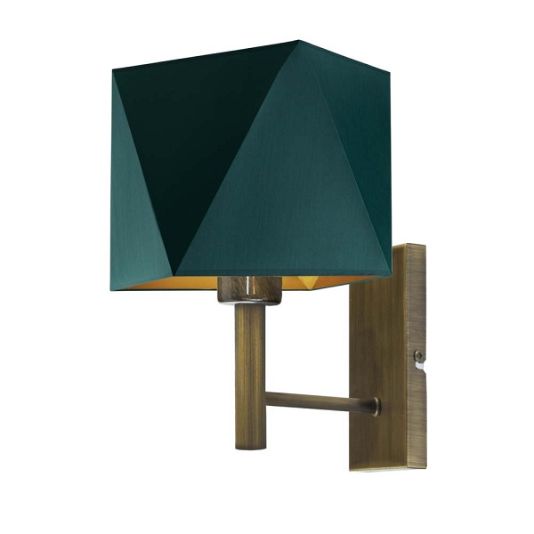 Kinkiet ścienny salonowy MEDAN GOLD  Lysne