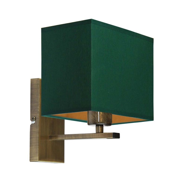 Kinkiet Prostokątny  MALAGA GOLD  Lysne