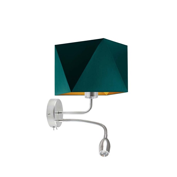 Kinkiet ledowy do sypialni KENT GOLD  Lysne