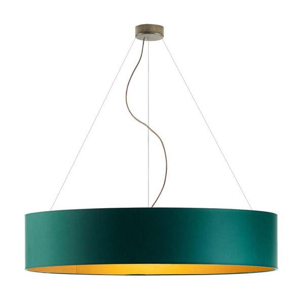 Lampa wisząca do salonu PORTO GOLD fi - 100 cm   Lysne