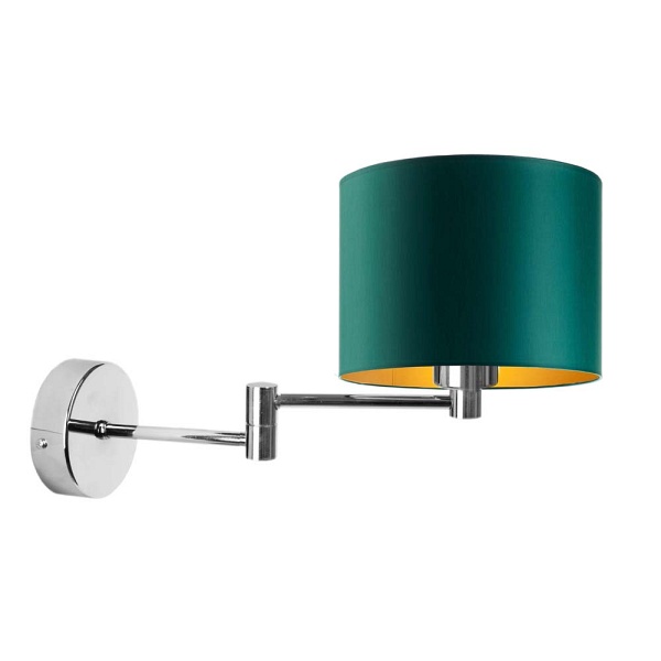 Kinkiet Nowoczesny  do sypialni BRAGE GOLD  Lysne