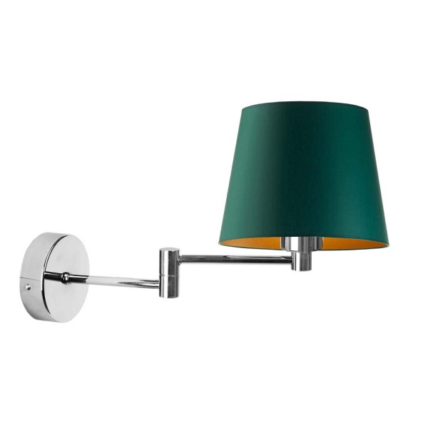 Kinkiet do sypialni nad łóżko LUGO GOLD  Lysne