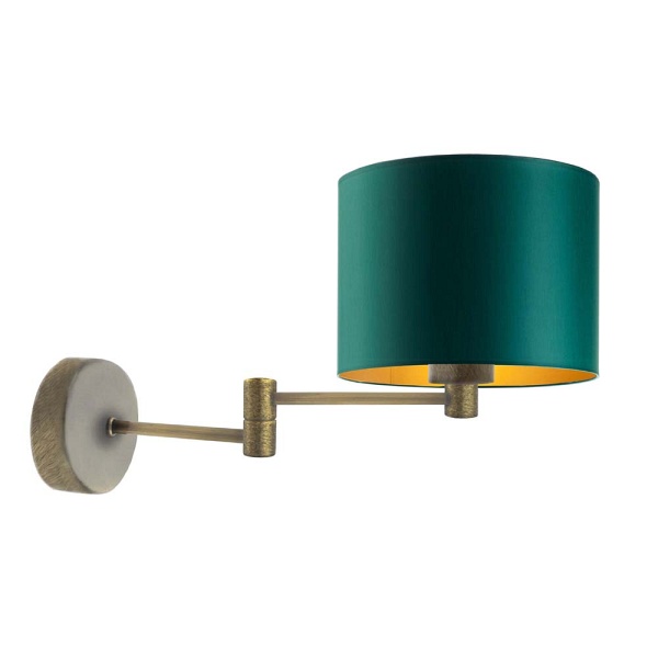 Kinkiet Nowoczesny  do sypialni BRAGE GOLD  Lysne