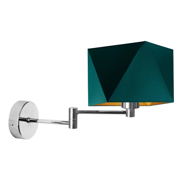 Lampa ścienna na wysięgniku HANOI GOLD  Lysne