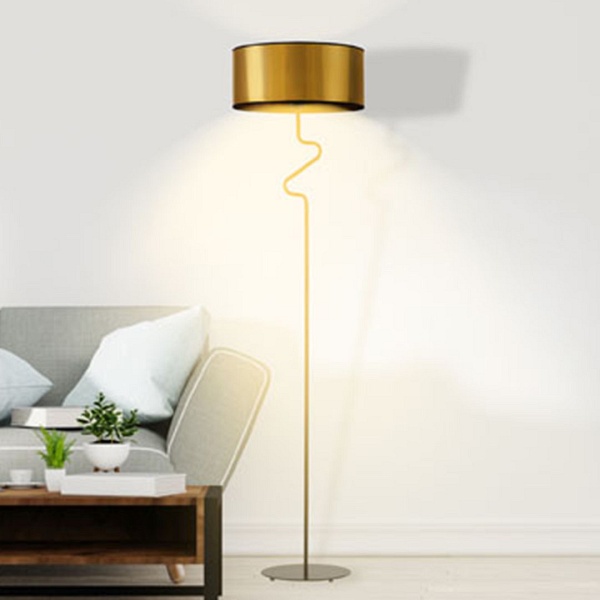 Lampa Miedziana  stojąca MORONI MIRROR  Lysne