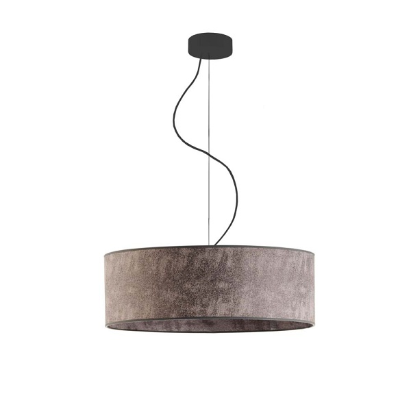 Zwis Nowoczesny  HAJFA fi - 50 cm - kolor szary melanż  Lysne