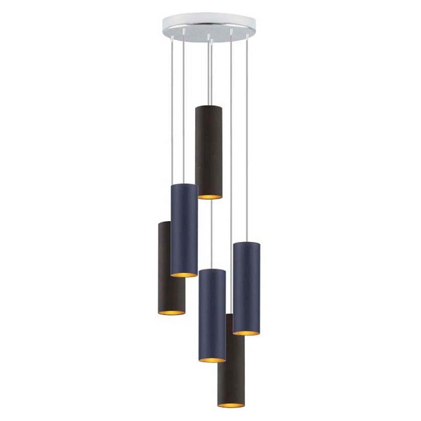 Lampa wisząca do salonu MONACO GOLD  Lysne