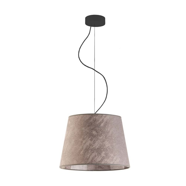 Żyrandol Nowoczesny żyrandol do kuchni TUNIS - kolor szary melanż  Lysne