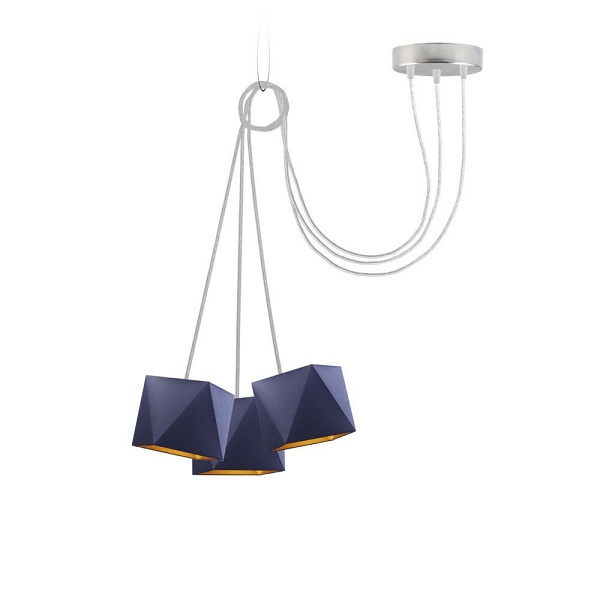 Lampa Designerska  wisząca KANO D3 GOLD  Lysne