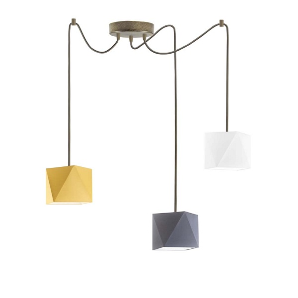 Lampa Geometryczna  wisząca KANO D3  Lysne