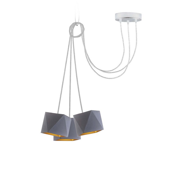 Lampa wisząca do jadalni KANO D3 GOLD  Lysne