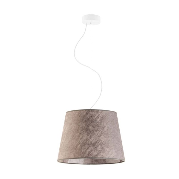 Żyrandol Nowoczesny żyrandol do kuchni TUNIS - kolor szary melanż  Lysne