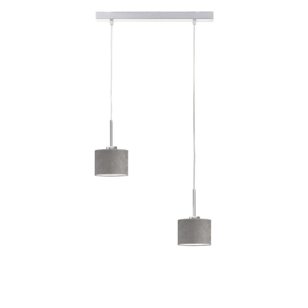 Lampa Czarna  sufitowa 2 - punktowa MONTANA VELUR  Lysne