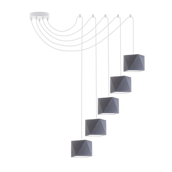 Lampa wisząca z regulowaną długością przewodu KANO D5  Lysne