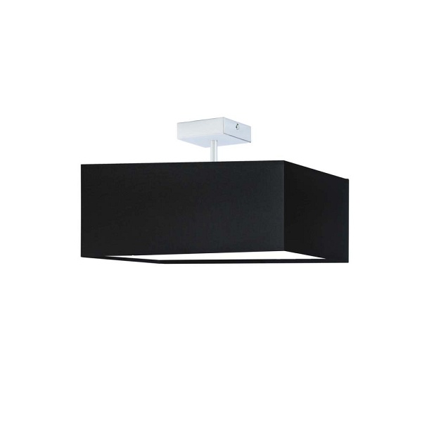 Żyrandol do sypialni ALBA - kolor czarny  Lysne