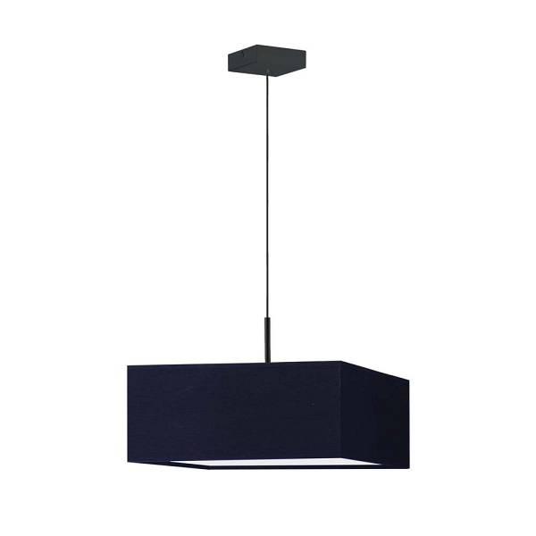 Lampa Kwadratowa  wisząca BOGOTA - kolor granatowy  Lysne