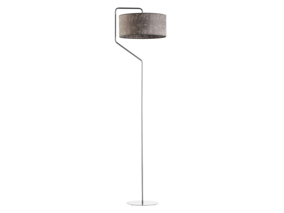 Lampa Czarna  stojąca z betonowym kloszem TESALLIA   Lysne