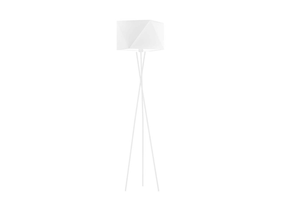 Lampa stojąca z białym kloszem OSAKA  Lysne
