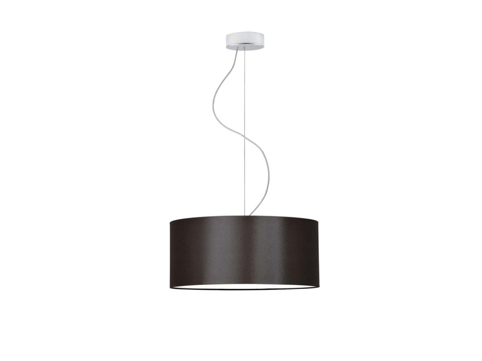 Lampa wisząca do kuchni nad stół HAJFA fi - 40 cm - kolor brązowy  Lysne