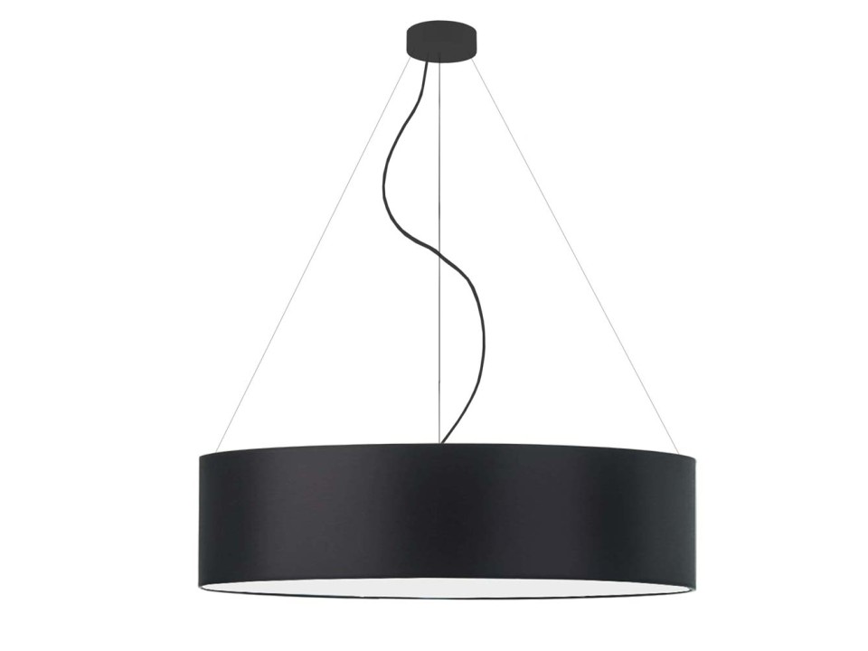 Lampa Czarna  wisząca PORTO fi - 80 cm - kolor czarny  Lysne