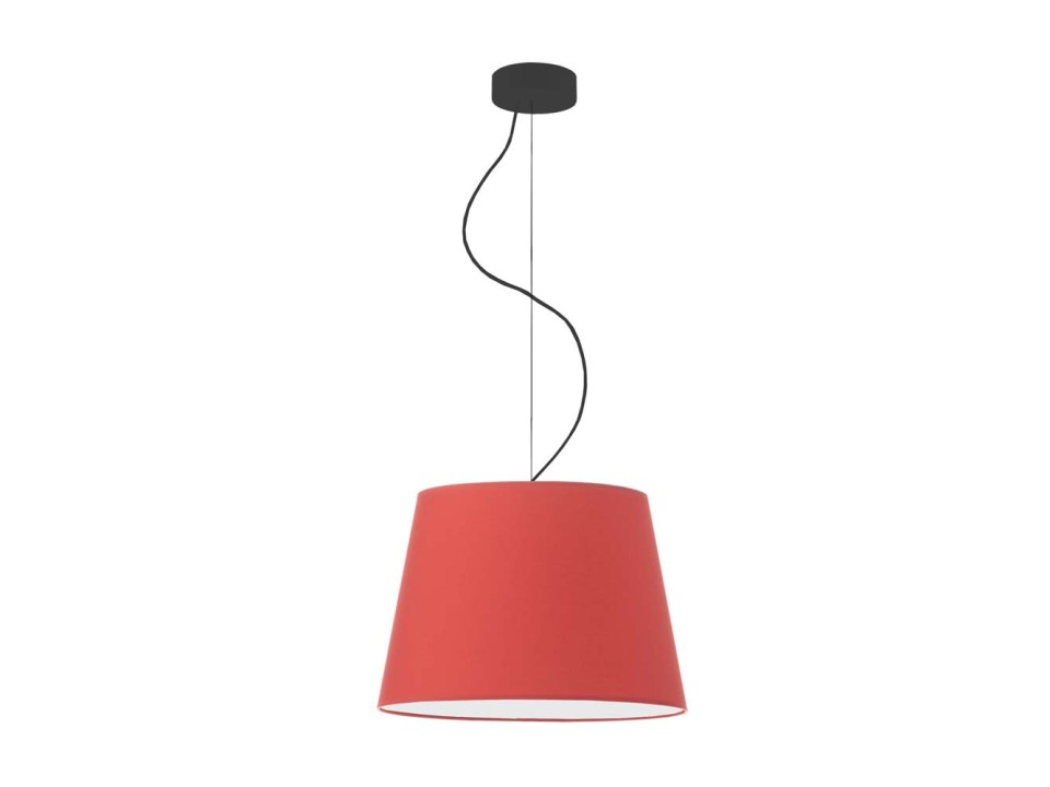 Lampa Designerska  wisząca TUNIS - kolor czerwony  Lysne