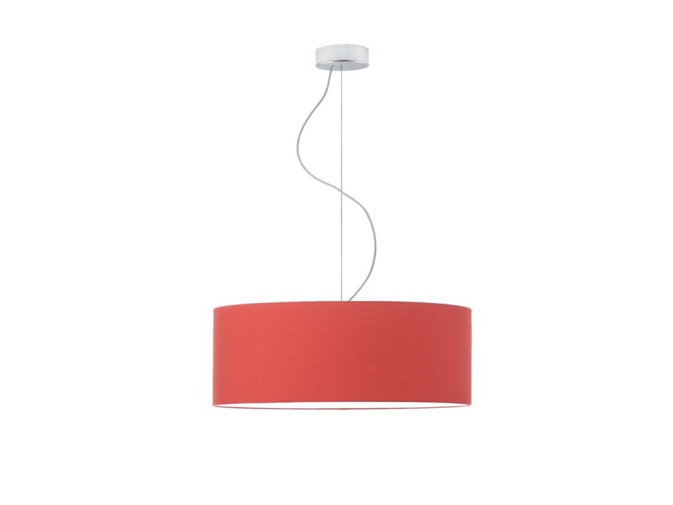 Lampa wisząca do pokoju HAJFA fi - 50 cm - kolor czerwony  Lysne