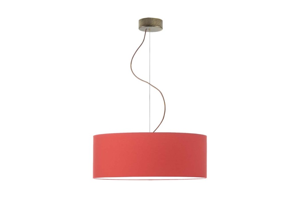 Lampa wisząca do pokoju HAJFA fi - 50 cm - kolor czerwony  Lysne