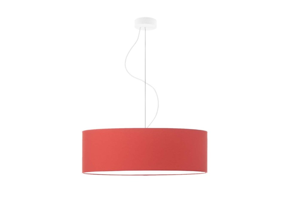Lampa wisząca z regulacją wysokości HAJFA fi - 60 cm - kolor czerwony  Lysne