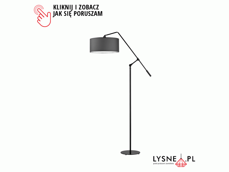 Lampa podłogowa w nowoczesnym stylu LIBERIA  Lysne