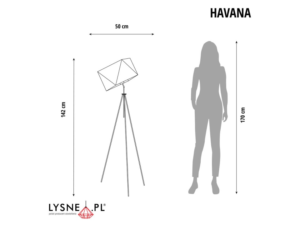 Oświetlenie stojące HAVANA  Lysne